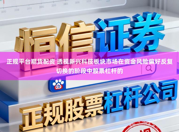 正规平台期货配资 透视新兴科技板块市场在资金风险偏好反复切换的阶段中股票杠杆的